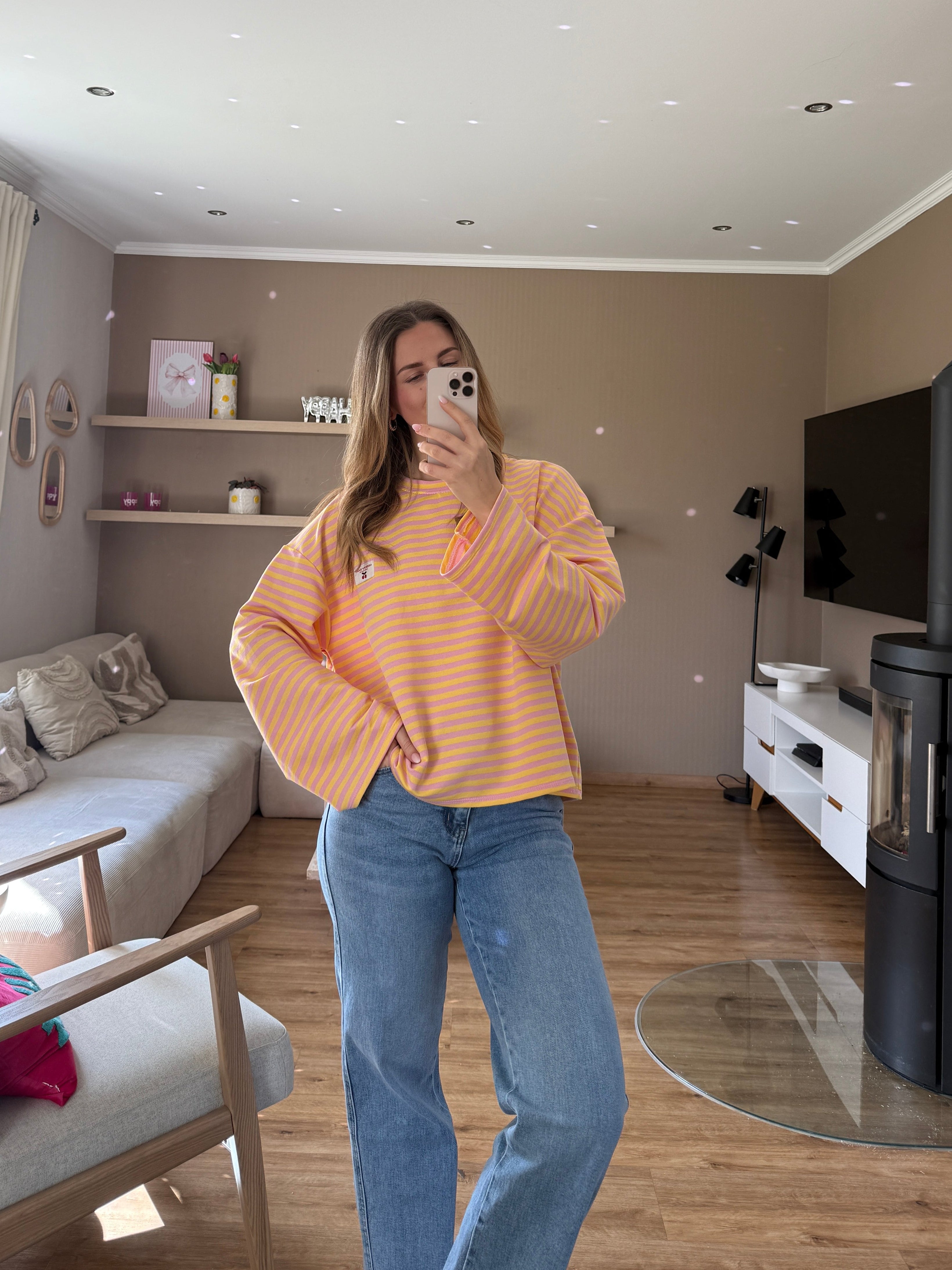Pullover - Stripe Cherry