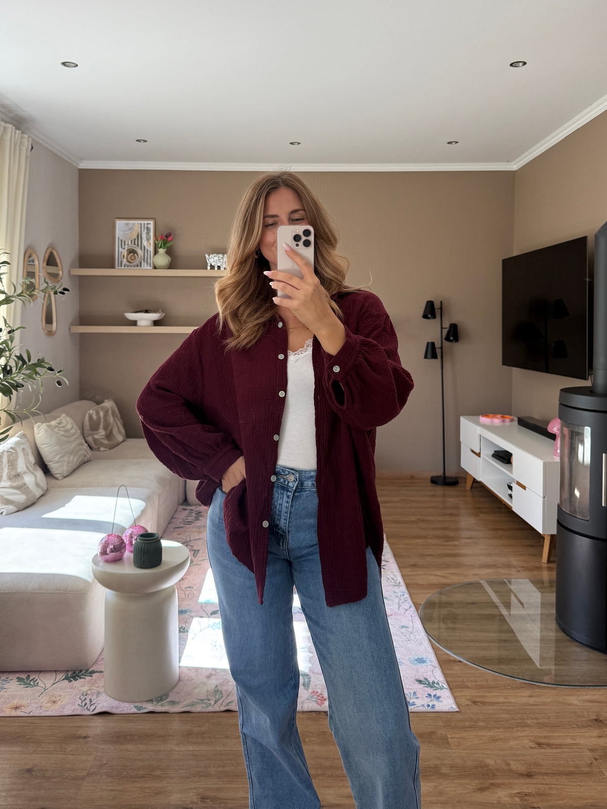 Musselinbluse - Sunny