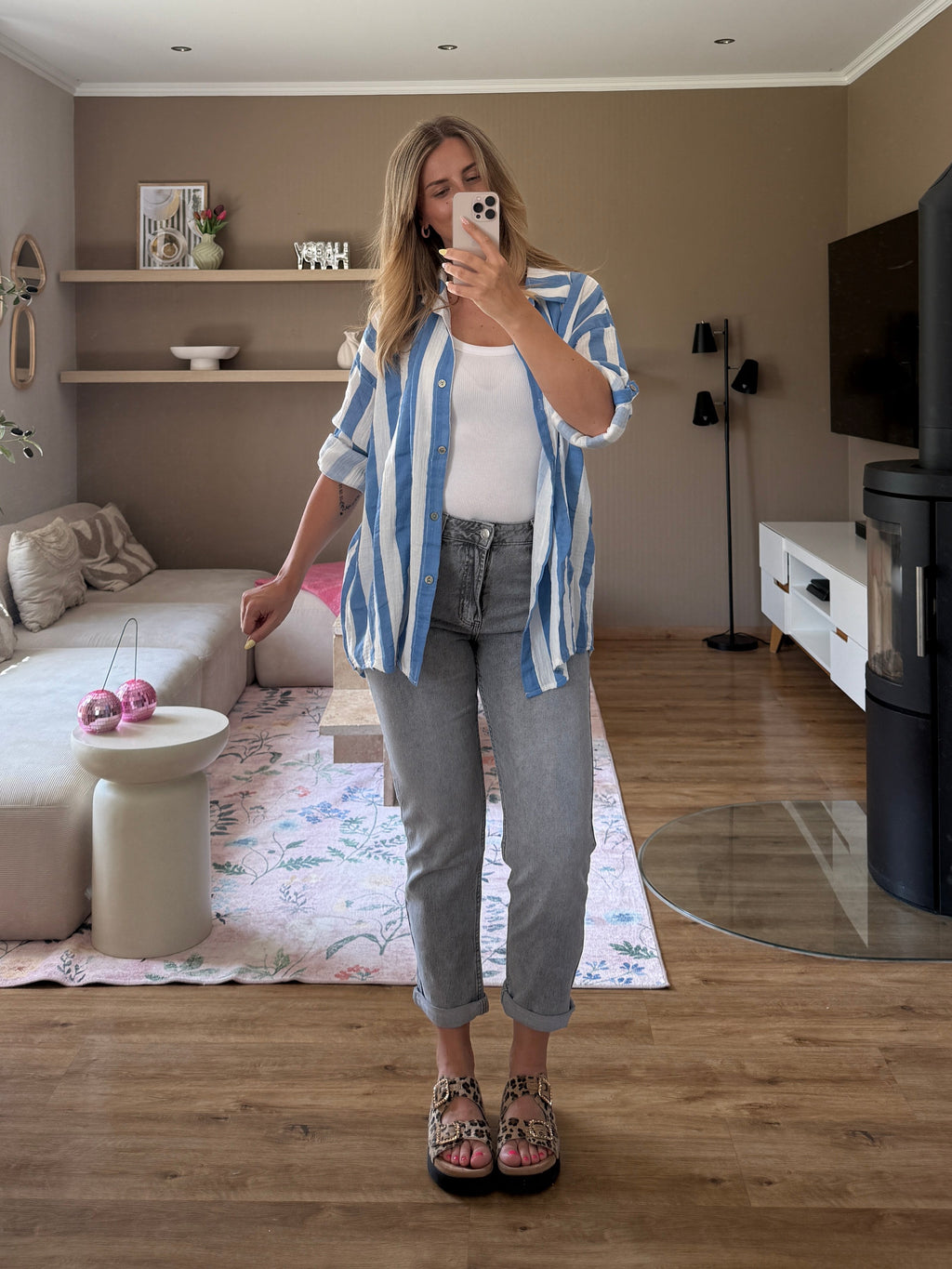 Musselinbluse - Stripe Mood