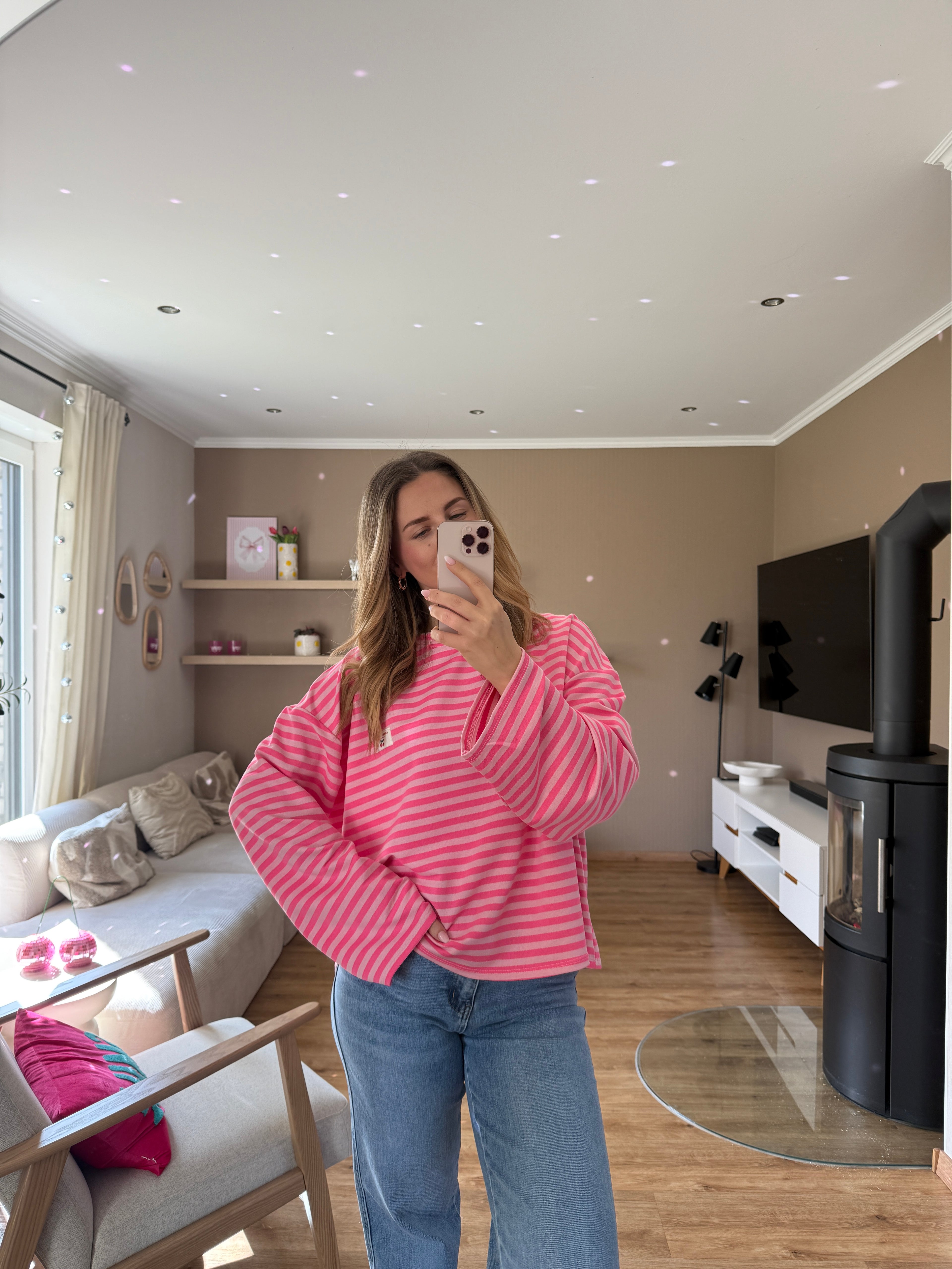 Pullover - Stripe Cherry