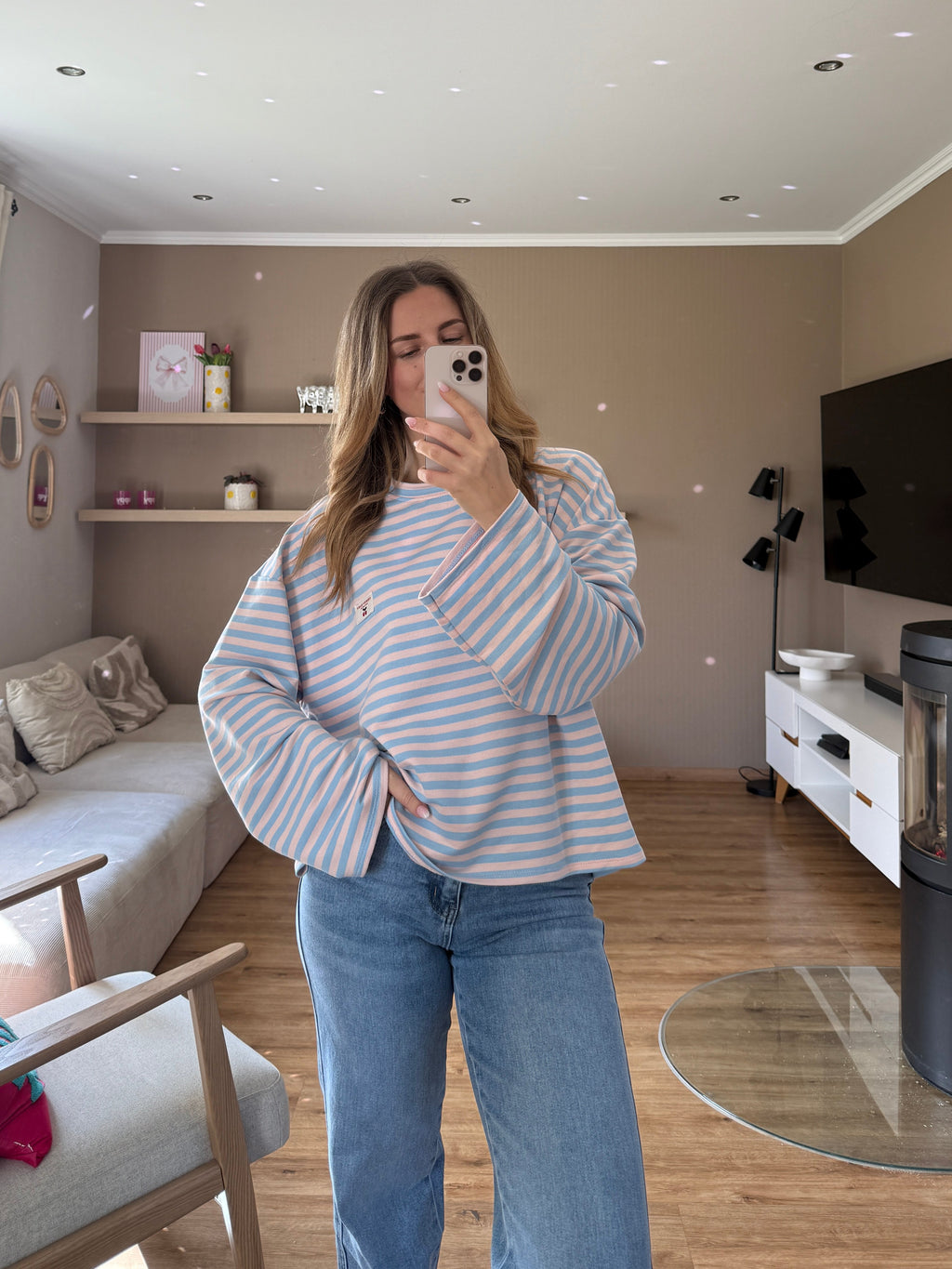 Pullover - Stripe Cherry