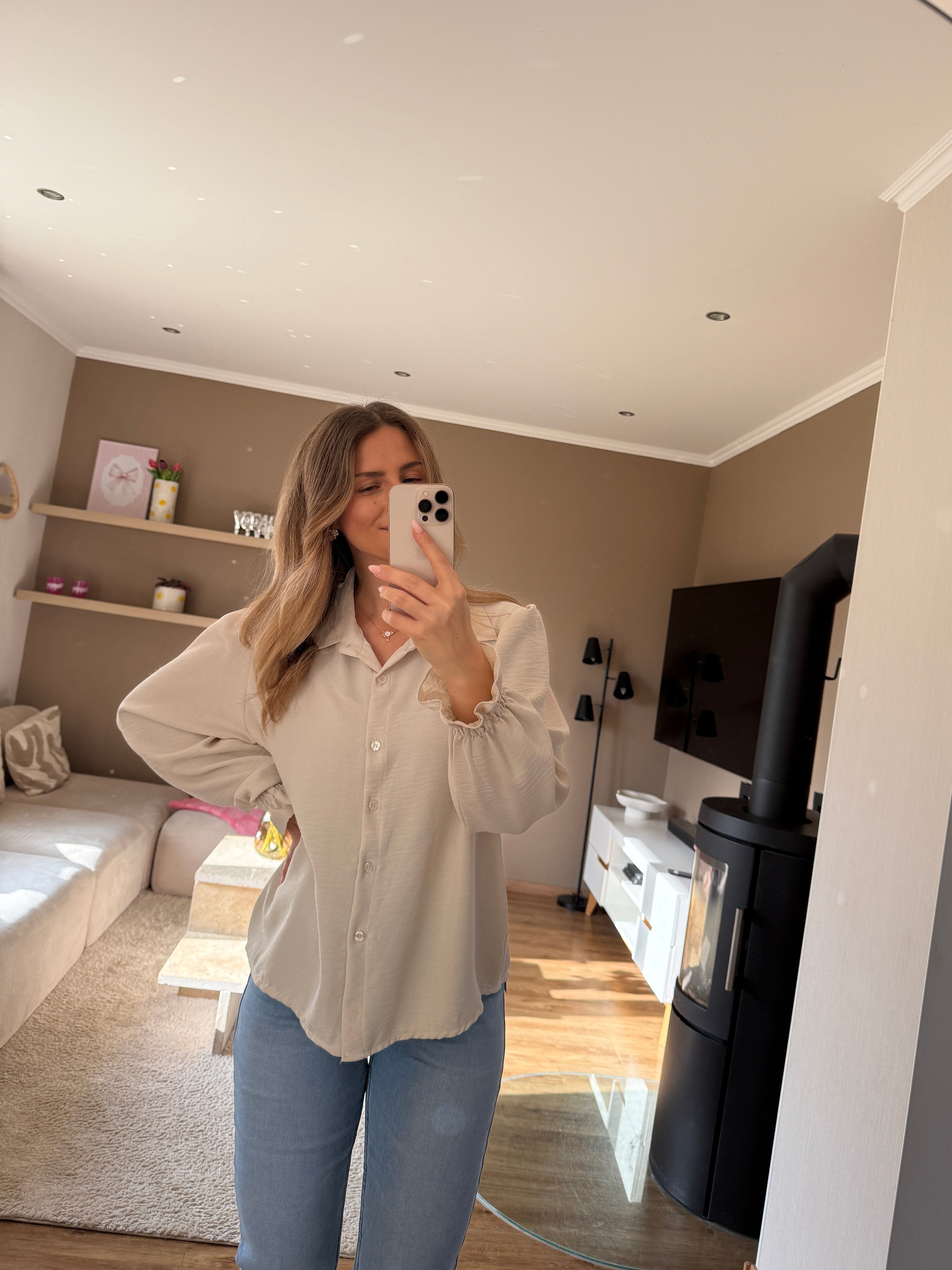 Bluse - Ruffle Touch