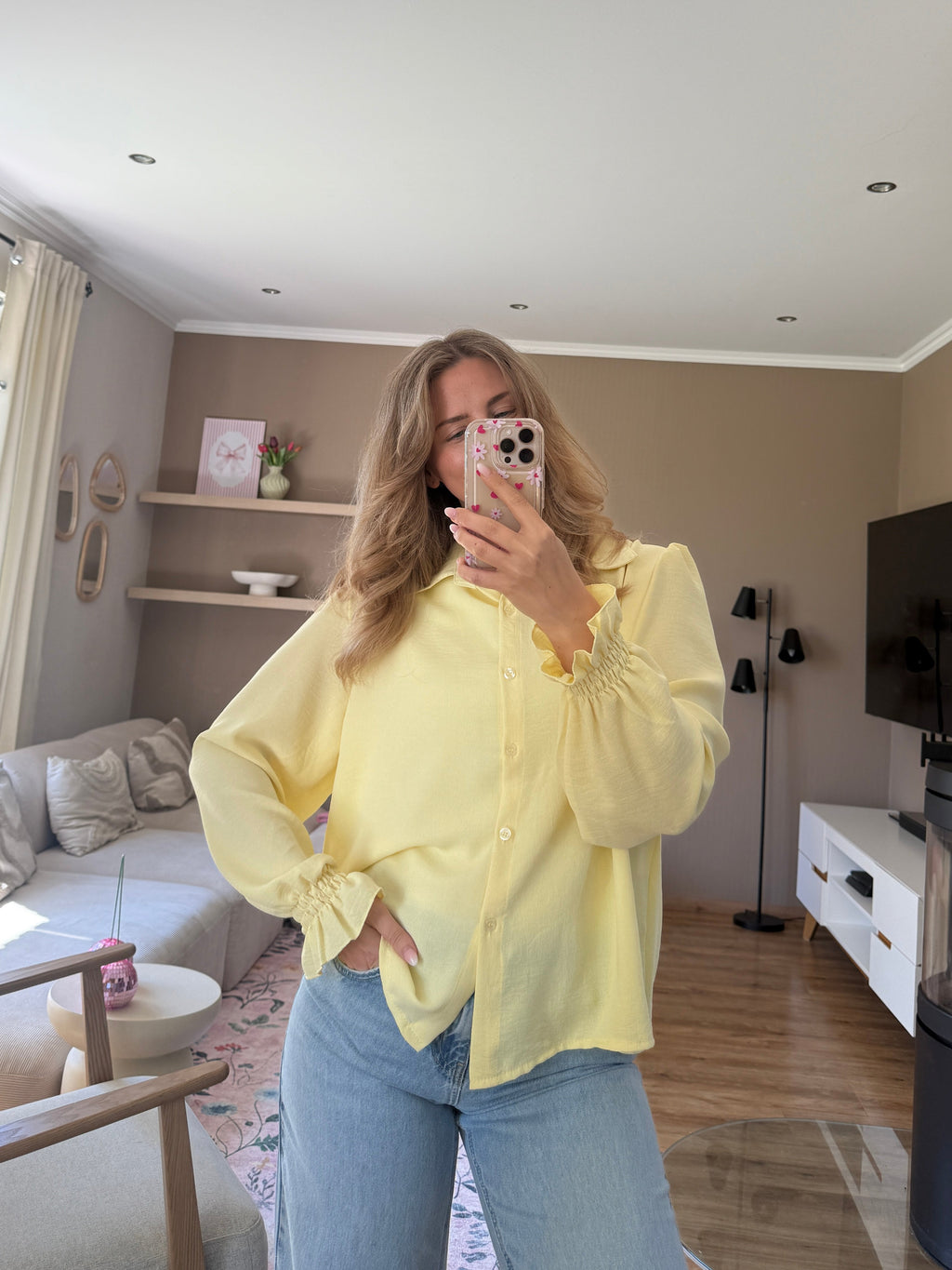 Bluse - Ruffle Touch