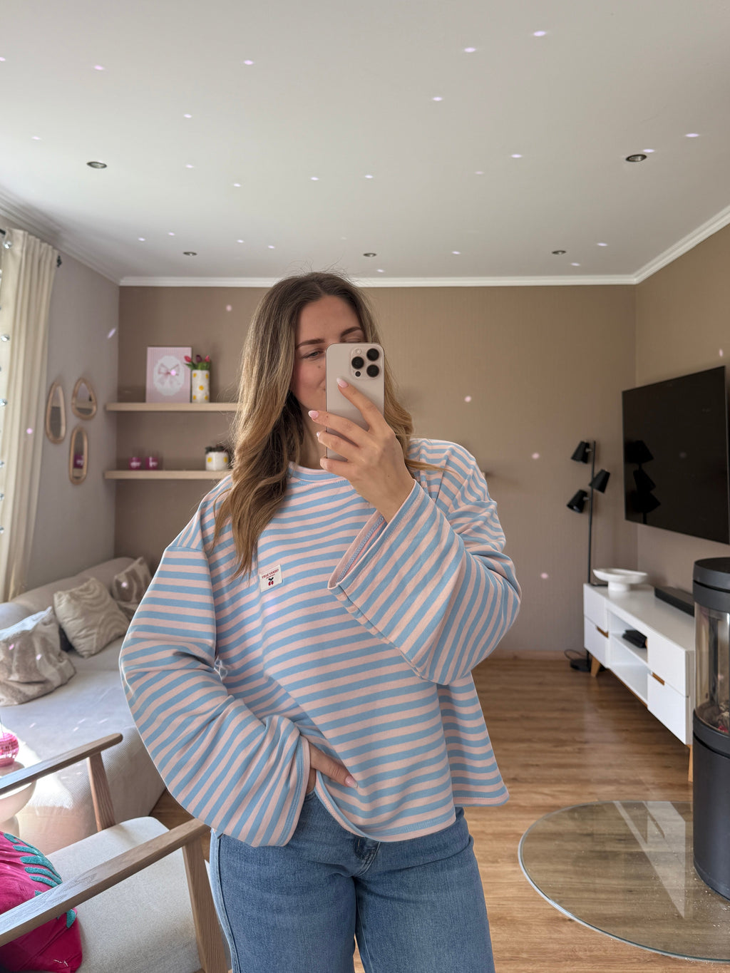 Pullover - Stripe Cherry
