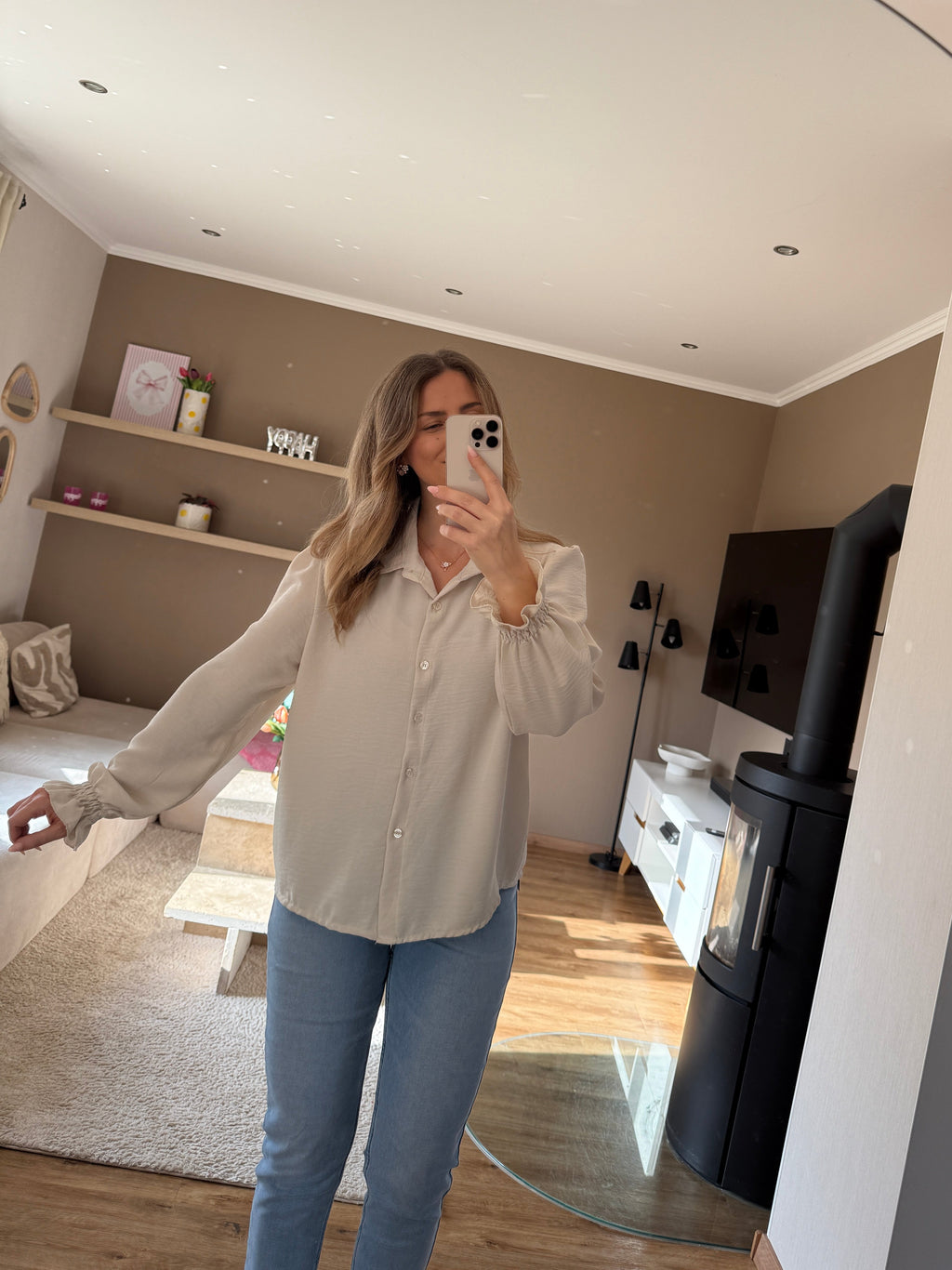 Bluse - Ruffle Touch