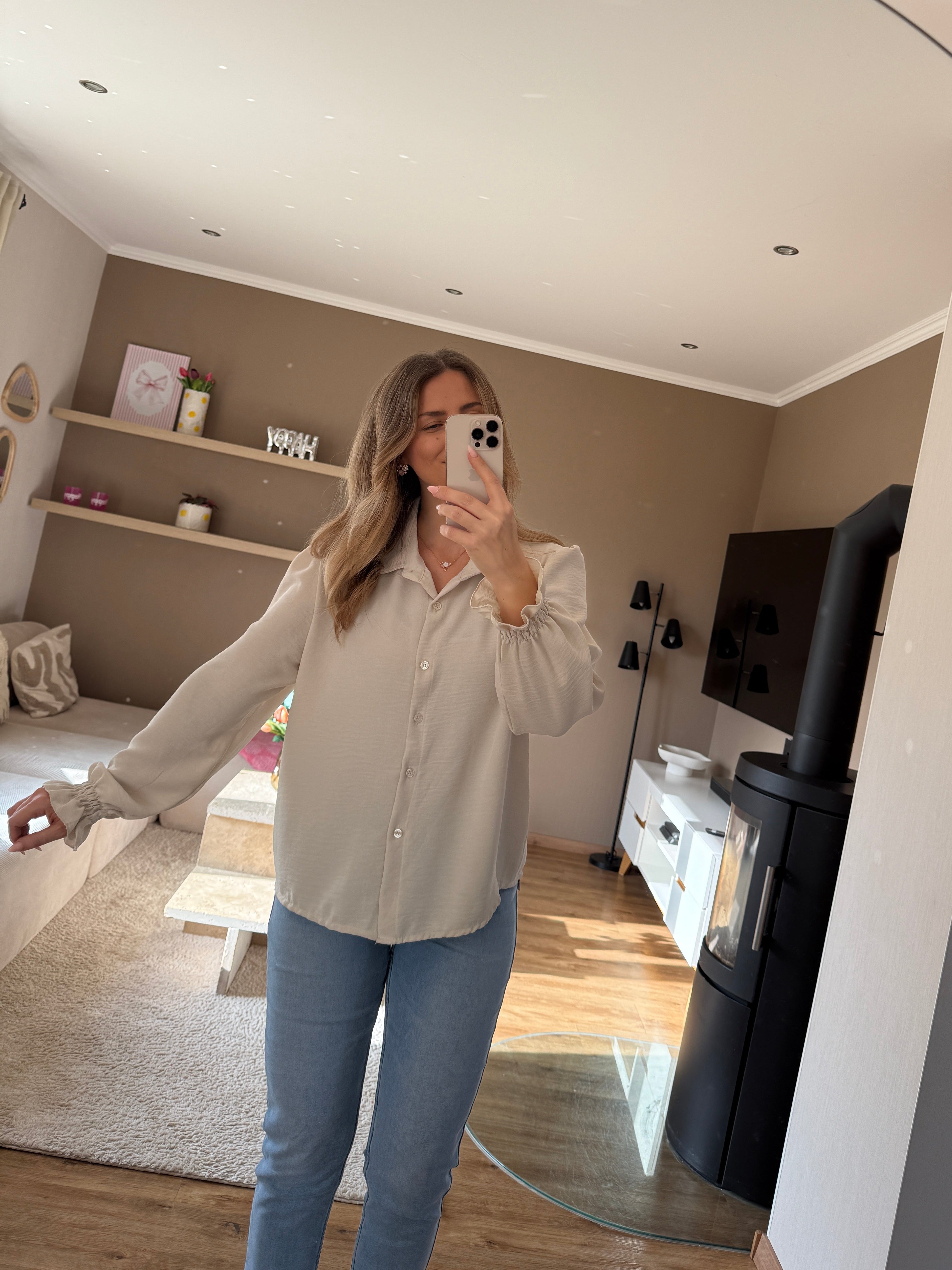 Bluse - Ruffle Touch
