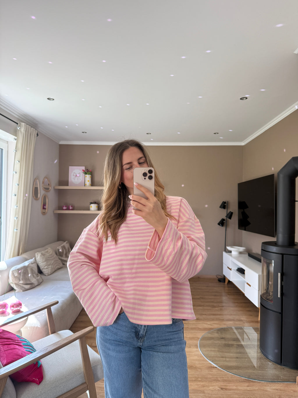 Pullover - Stripe Cherry