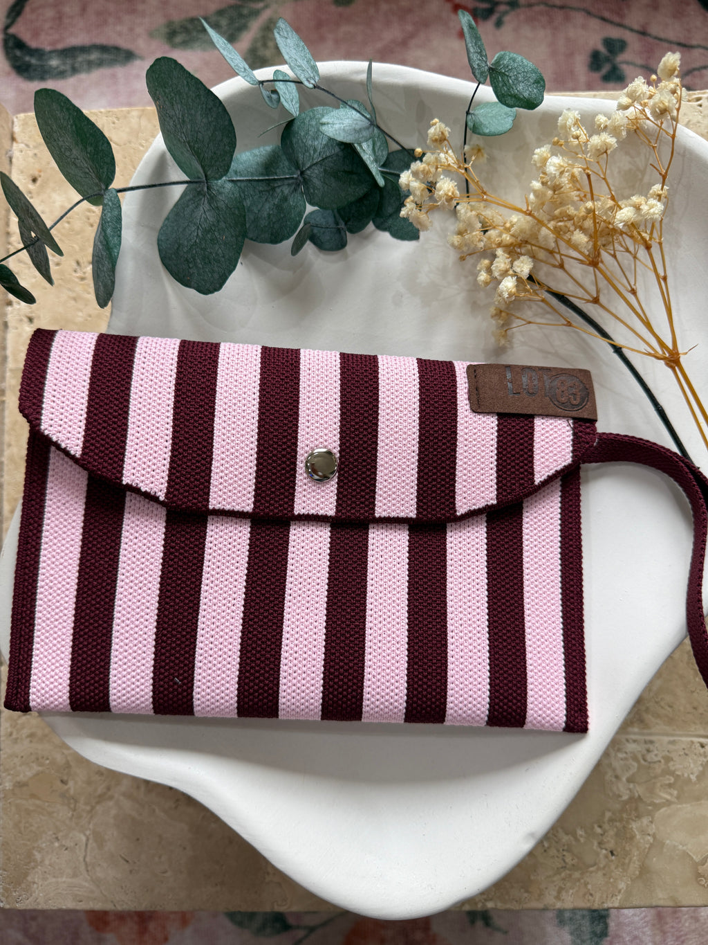 Tasche - Strick-Clutch