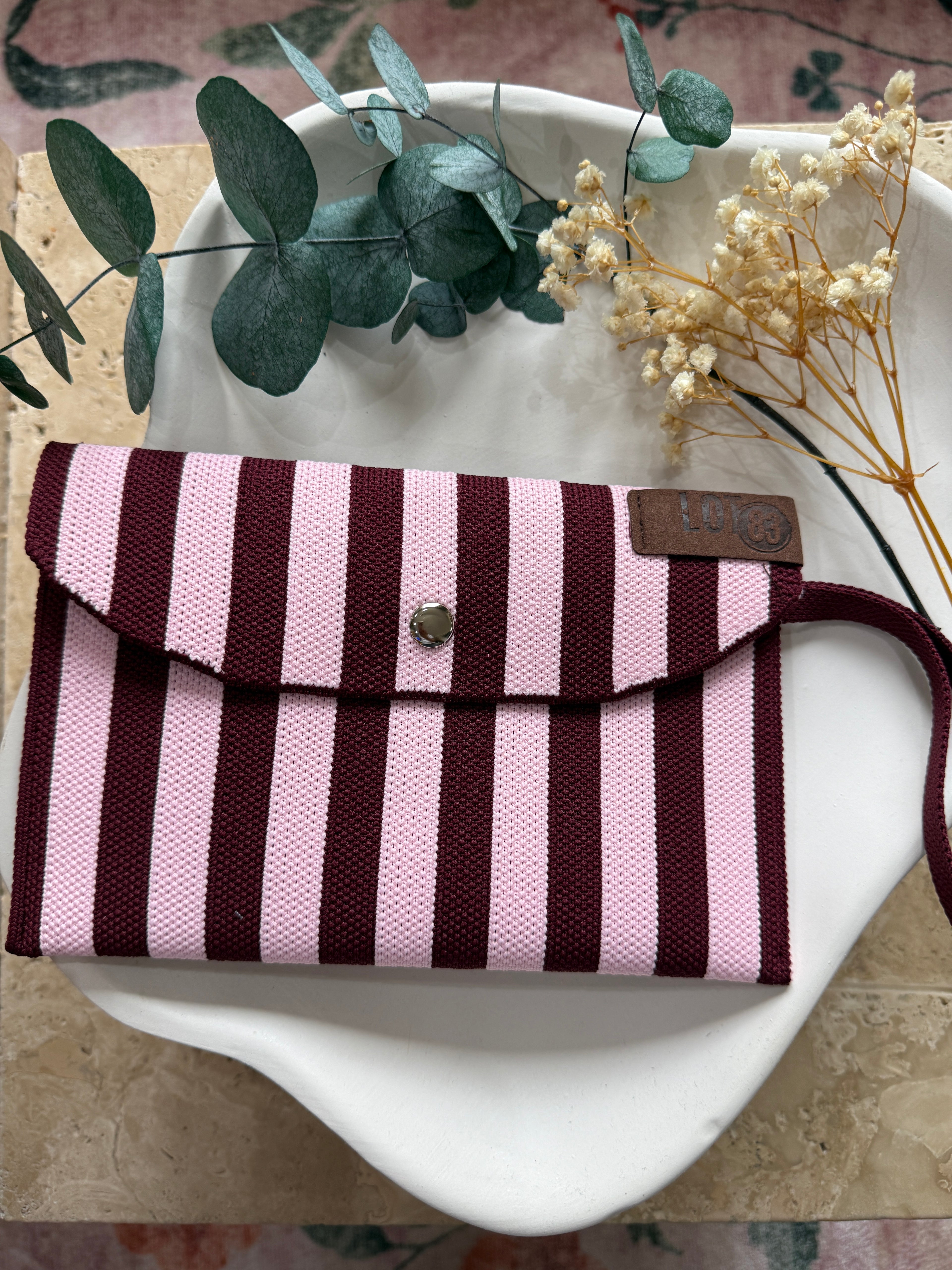Tasche - Strick-Clutch