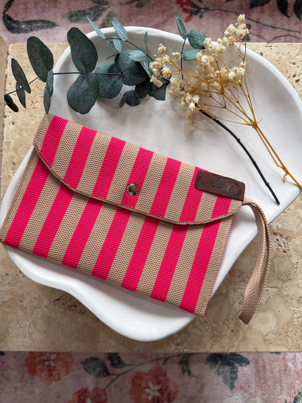 Tasche - Strick-Clutch
